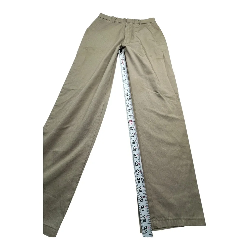 School Uniform Khaki Pants Boys Girls Flat Front‎ Classic Fit Size 30x30